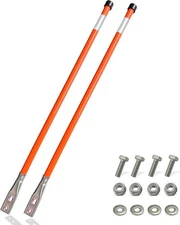 28" Snow Plow Blade Marker Guide Kit 304 Stainless Steel High Visibility