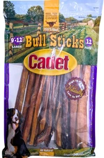 Cadet 100% Real Bull Stick Variety 9"-12" 12 Pack EXP 03/2027