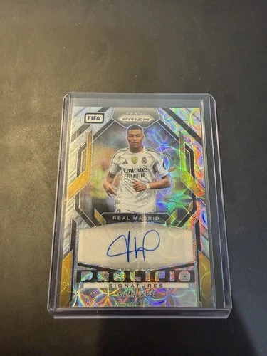 2025-26 Prizm FIFA Kylian Mbappe Prolific Signatures Choice Prizm Auto #1
