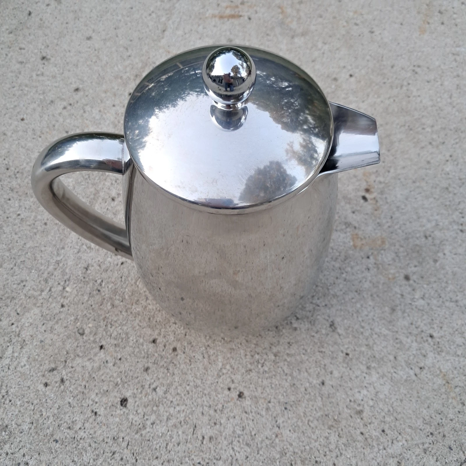 EPICURE Stainless Steel French Press Coffee Maker - Metal Bodum Style Teapot