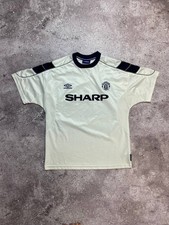 Manchester United RARE Jersey Away football shirt 2000 - 2001 Umbro Men Size L