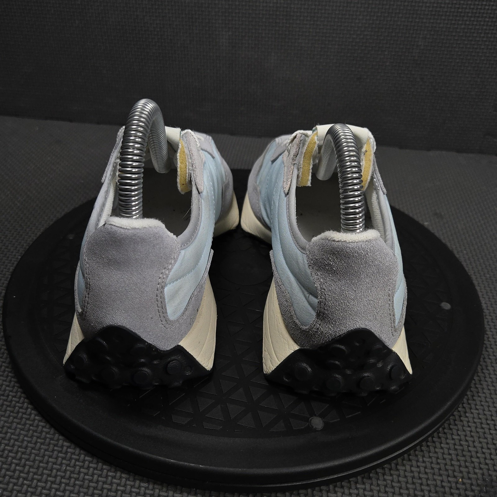 New Balance 327 Shoes Youth Size 4 Blue Gray Suede Low Top Sneakers GS327VK thumbnail 4