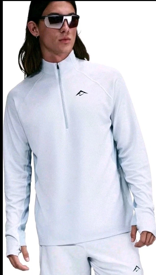 Nike Dri-Fit Trail 1/2-Zip Mid Layer Running Top (FV9994-085) Men’s Xlarg Lt Gr
Opens in a new windo