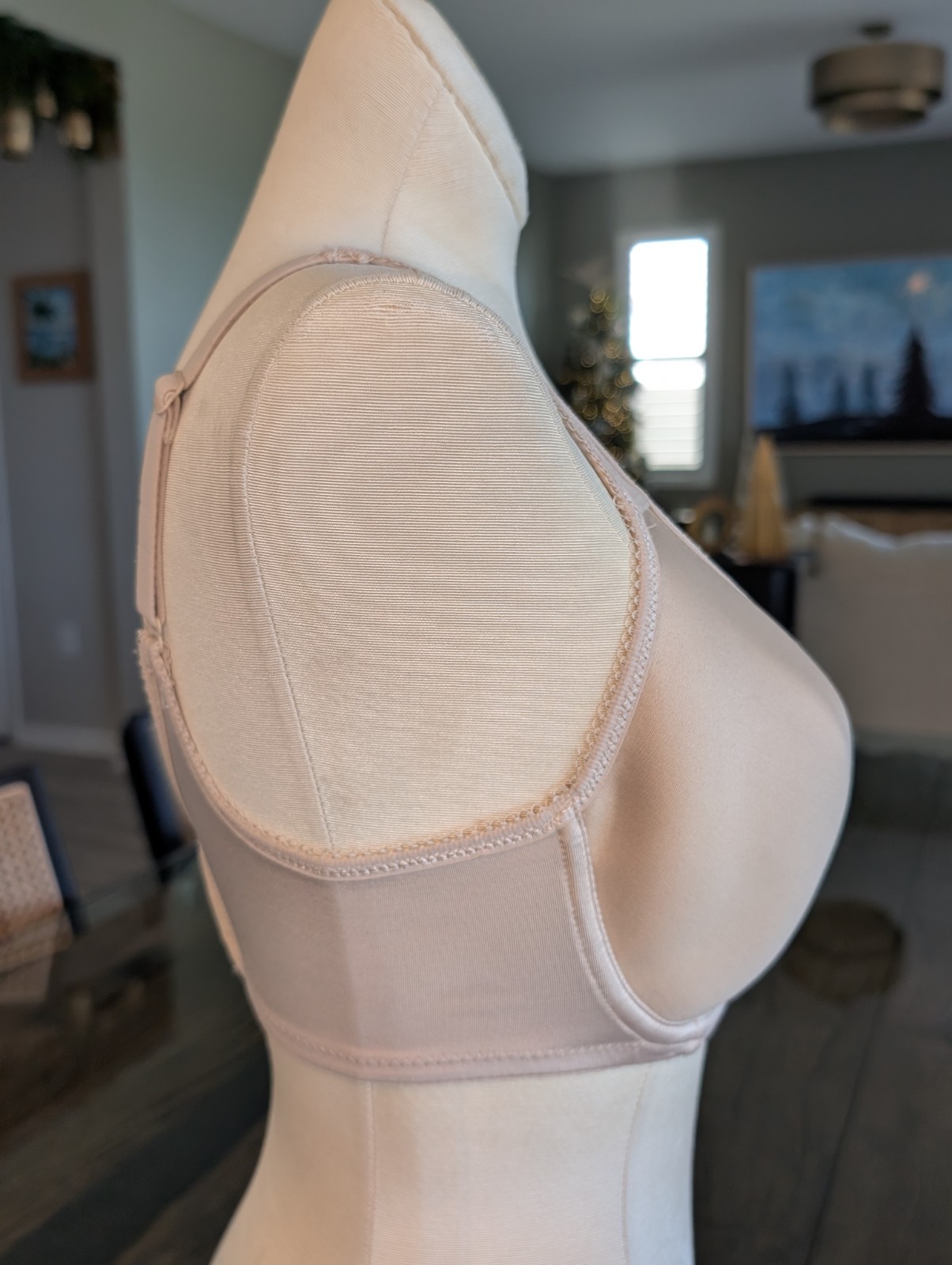 Wacoal 32DD Basic Beauty Seamless Underwire Sand … - image 6