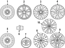 Genuine Toyota Wheel Cover 42602-02540