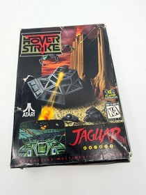 Hover Strike Atari Jaguar Cartridge Boxed With Manual & Overlay 64 Bit Shooter