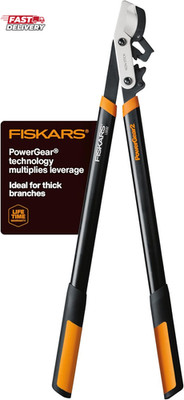 Fiskars 32-Inch Loppers for Tree Trimming, Heavy Duty, Low-Friction Sharp Steel 
