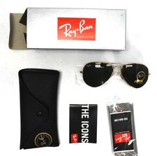 Ray Ban RB3025 Aviator Large Metal Mens Metal Sunglass L0205 Arista Gold 58-14