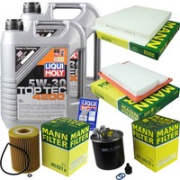 Mann Inspektionspaket 10L Liqui Moly Top Tec 5W-30 FüR Mercedes E-Klasse