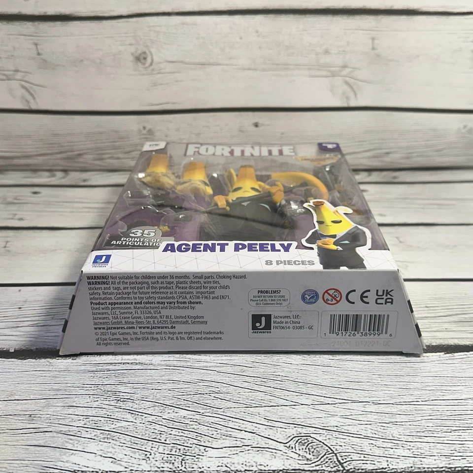 Esmoquin Fortnite Legendary Series AGENTE PEELY Abovedado Jazwares - En Caja Foto 4 de 4