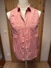 Jacob Cohen Damen Bluse Rosa Gr. S ärmellos ...