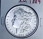 1889 MORGAN SILVER DOLLAR HI GRADE GENUINE U.S. MINT RARE COIN