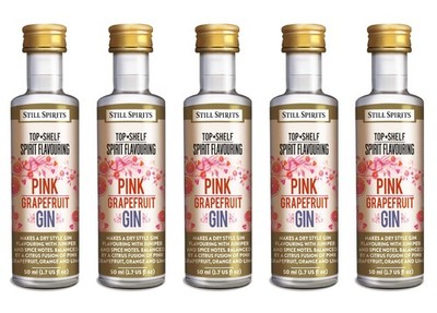 Still Spirits Top Shelf Pink Grapefruit Gin Essence 5 PK Home Brew Distilling