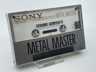 SONY METAL MASTER CERAMIC AUDIO-KASSETTE TYPE IV 90  NEW UNUSED