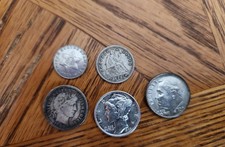Deluxe Mixed Silver Coin Lot | 3 Cent, Half Dime, Barber, Liberty and Roosevelt