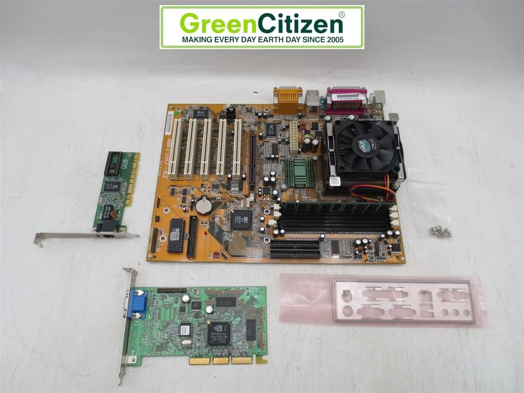 Carte Mère Abit NF7 Avec CPU Athlon XP 1250 MHz Et 512 Mo RAM – Socket A – Fonctionnelle