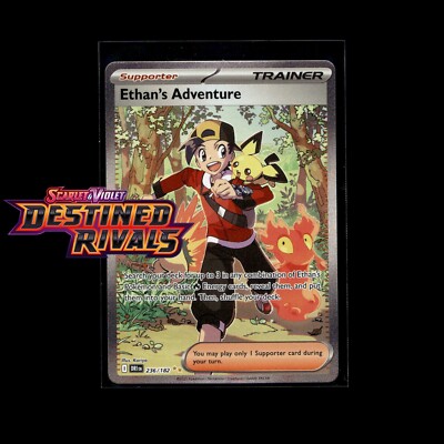 Pokemon Cards! Destined Rivals Holo/Reverse Holo EX Ultra Rare SIR Full Art Card