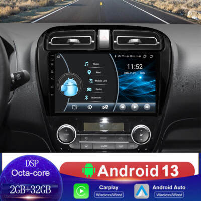 Für Mitsubishi Space Star 2012-2023 8-Kern Carplay Android 13 Autoradio GPS Navi