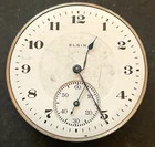 Antique 1921 Elgin Grade 344 Pocket Watch Movement Parts/Repair 12s 17j USA