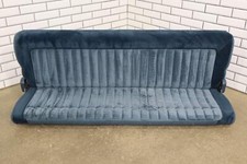 88-94 Chevy Ck Truck Gmt400 Extended Cab Cloth Rear Seat Blue