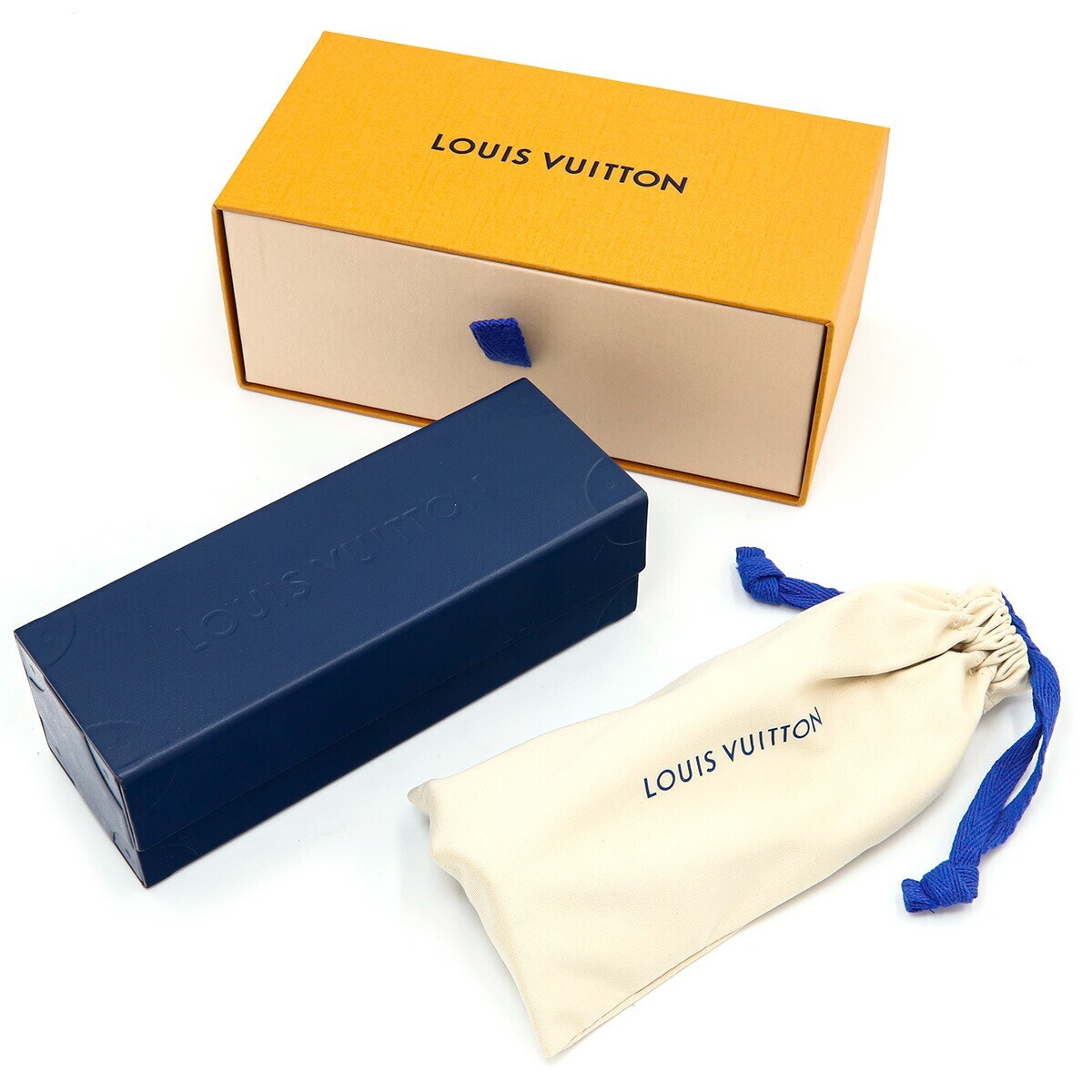 Louis Vuitton Sunglasses Genuine Men's LV Signature Square Round