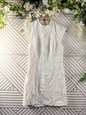 Urban Outfitters Silence Boise Women's Mini Dress Floral Applique High Neck SZ 4