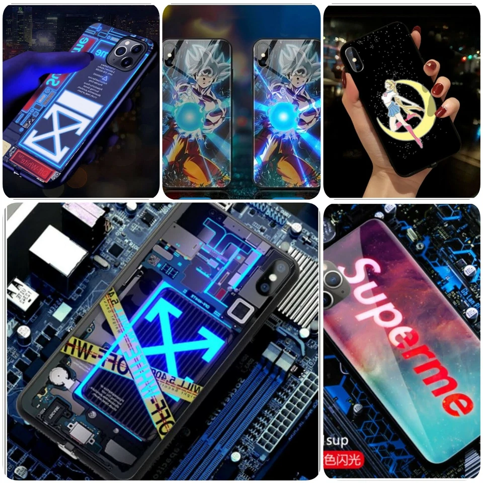 Funda Inteligente iPhone 12/12 Pro MAX 7 LED Iluminada Anime Nuevo Futuro 2022 EE. UU.  Foto 3 de 4