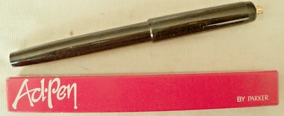 RARE PARKER " BIG RED ADPEN ", LADY - BALLPEN for CHAIN , NO CLIP in BLACK ! - Bild 1 von 2
