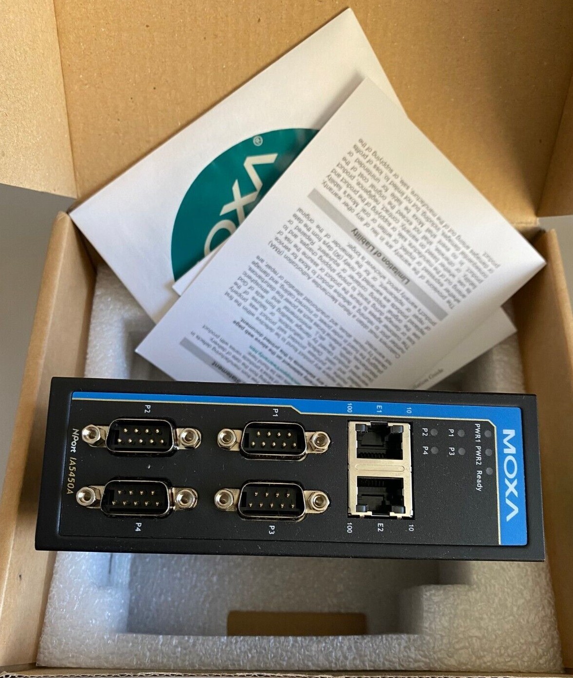 Brand New Moxa NPort IA5450A V1.2.0 | eBay