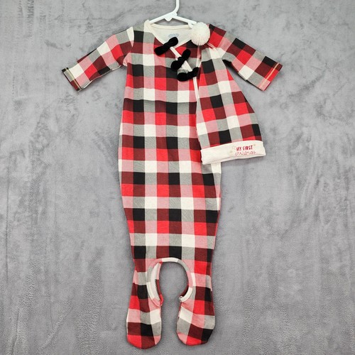 Mud Pie Buffalo check outfit in excellent condition.... - Depop
