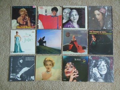 TORCHY-  5 Decades Worth! LOT of 12 Different, All Lady Jazz, Blues & Soul