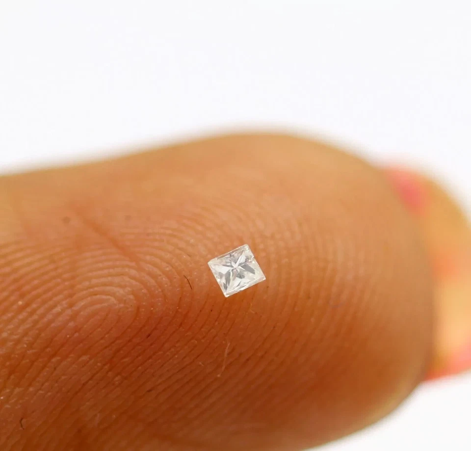 Loose Natural Diamond 0.021 Ct G Color VS1 Clarity Brilliant Princess Cut 1 mm - Image 4 of 4