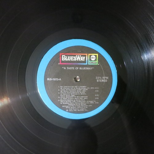 VA - A Taste of Bluesway - Bluesway BLS-1973 OG '73 BB King John Lee Hooker - Picture 3 of 5