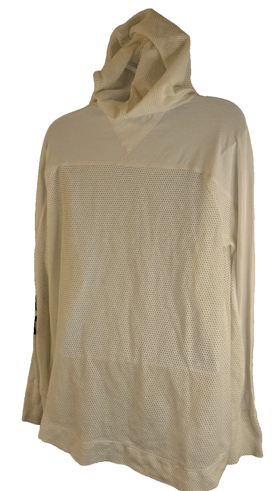 Tommy Hilfiger, Sudadera con Capucha Transpirable para Mujer, Sudadera con Capucha, Blanco, Talla L Foto 2 de 4