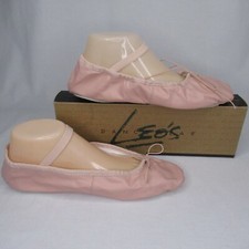 Leos Pink Leather 9 Womens C Ballet Slipper New in Box