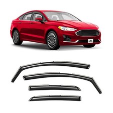 in-Channel Extra Durable Rain Guards for Ford Fusion 2013-2020, Window Deflec...