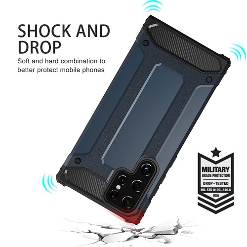 Für Samsung S23 S22 S21 S20 S10 S9 S8 S7 S6 stoßfeste Panzerungshülle - Bild 6 von 38