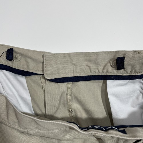 Boys French Toast Uniform Pants Sz 18 Husky Pull On Khaki Reg Fit Elastic Waist - Picture 5 of 5