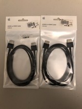Apple HDMI to HDMI Cable 1.8 meter MC838ZM/A Lot of 2 High Quality DISCONTINUED