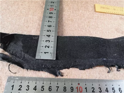 2PCS Real Stingray Shagreen Skin Leather Hide Pelt Scraps Rawhide Off-Cuts Strip - Picture 14 of 22