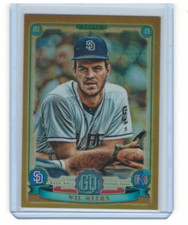2019 Topps Gypsy Queen Chrome Box Toppers Gold Refractors #126 Wil Myers /50 