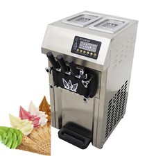 Commercial 3 Soft Ice Cream Machine LED Panel Controller Ice Cream Makers Device