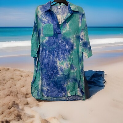 Ekouaer Women's Swimsuit Beach Cover Up Shirt Beachwear Beach