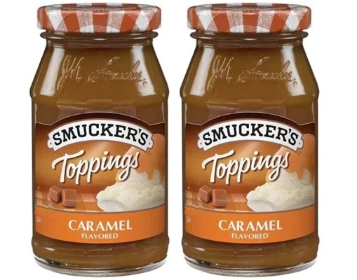 Smucker's Caramel Dessert Topping Pack of 2 11.75 oz Jars