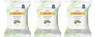 BL Burts Bees Towelettes Sensitive Aloe 30 Count (3 Pieces) (11681)