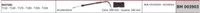 Kabel Beschleuniger Mitsubishi Freischneider T110 T140 200 Mm Abdeckung 160