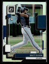 Matt Olson 2022 Donruss Optic #162 Holo Prizm Atlanta Braves