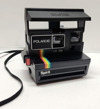 Vintage Polaroid 600 Instant Film Land Camera Rainbow Stripe