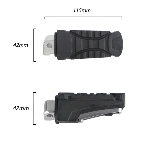 Rear Foot Pegs Pedal Rubber Footrest For BMW C600 SPORT 2011-2015 - Picture 12 of 12