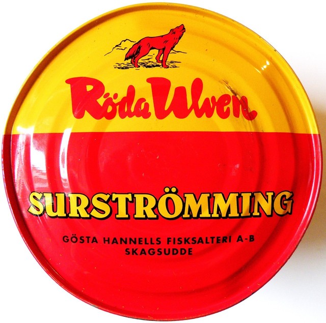 Röda Ulven Surstromming Swedish Surströmming 400g 14oz Fermented